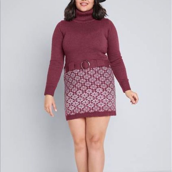 Venus Black and White Belted Sweater Dress brand new size M - Picture 4 of 8